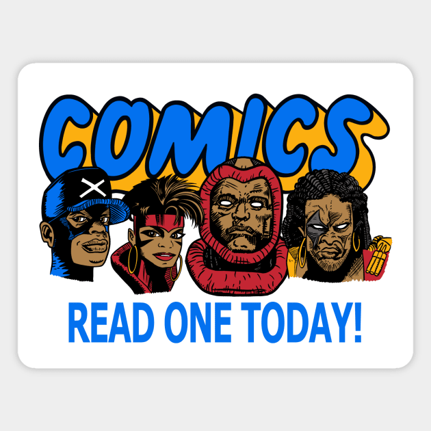 Comics Read One Today (Milestone Edit.) Magnet by dumb stuff, fun stuff
